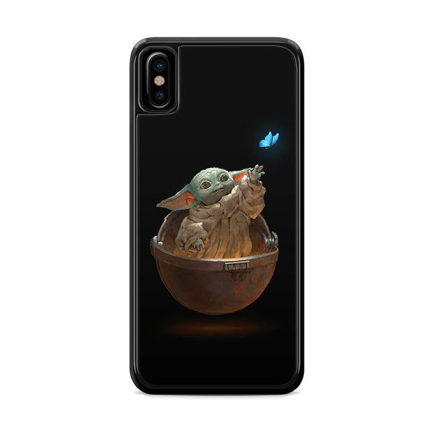 Baby Yoda Butterfly iPhone XS Max Case