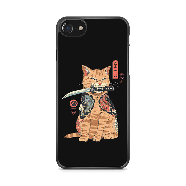 Cat Samurai iPhone SE 2022 Case