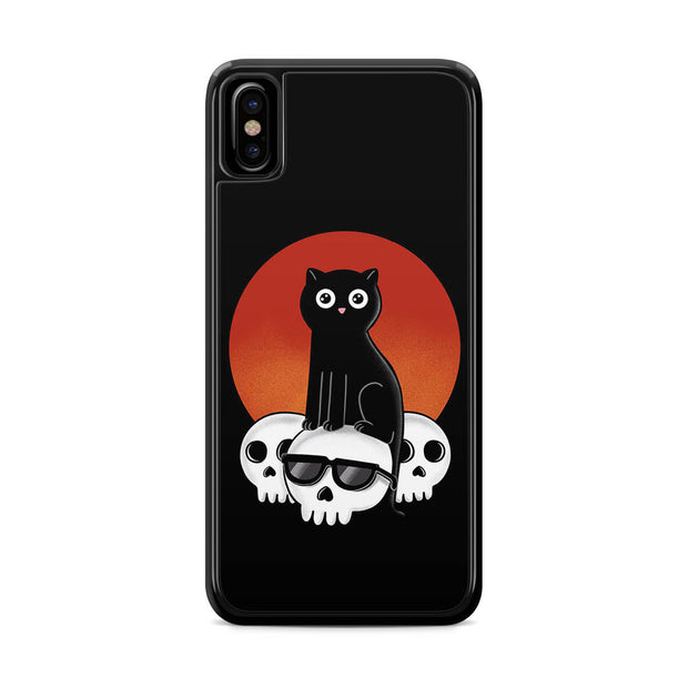 Skull and Cat iPhone X-XS Case