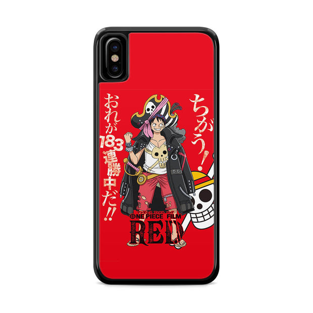One Piece Red Luffy iPhone XR Case