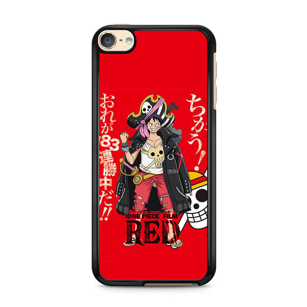 One Piece Red Luffy iPod Touch 6/7 Case